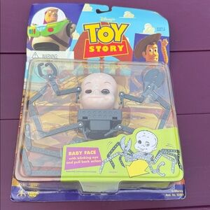 Pixar Baby Face Blinking Eye Toy Story Vintage Action Figure Thinkway 1995 Sid